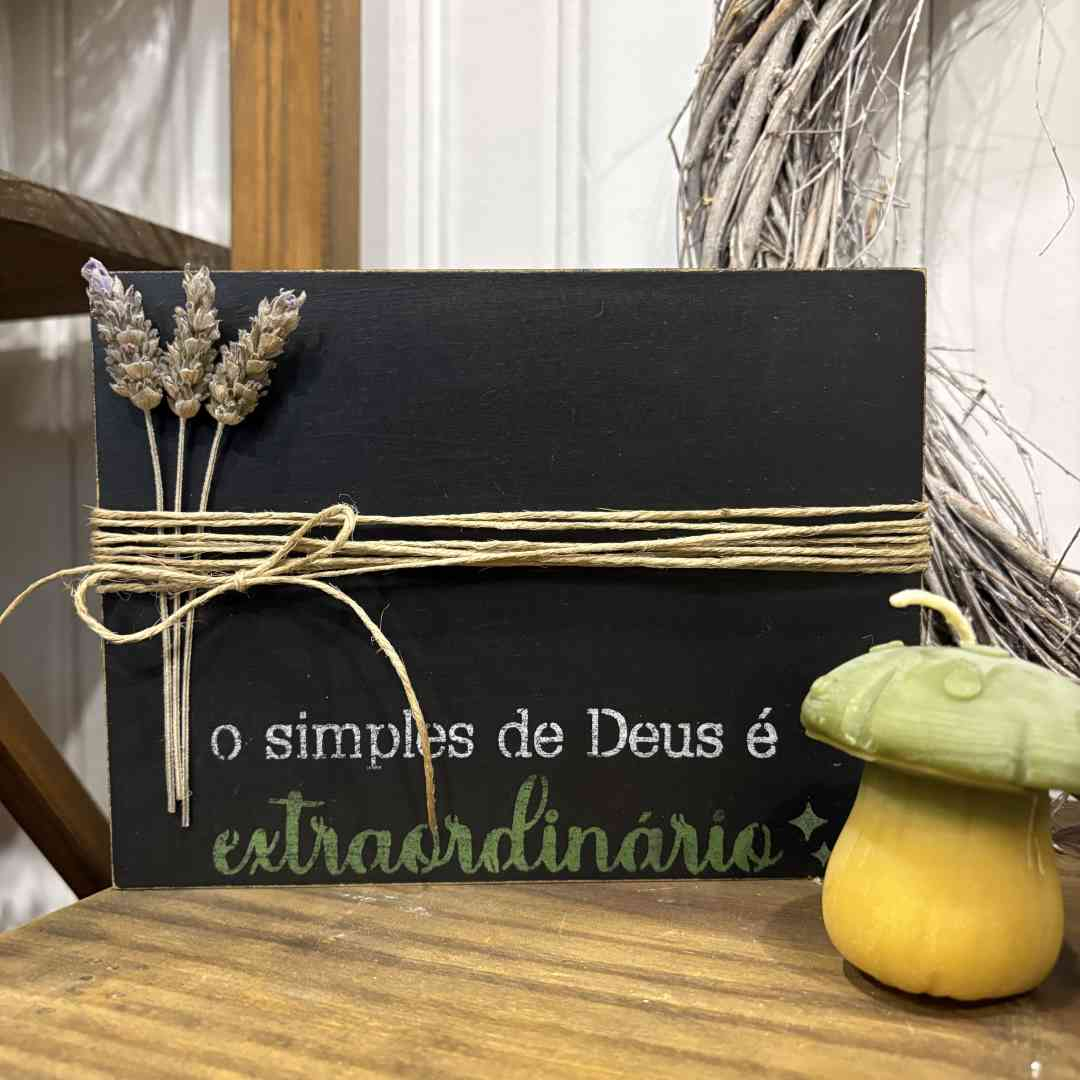 Placa Extraordinário