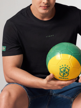 T-SHIRT GOLA O MC SLIM AERO BRASIL