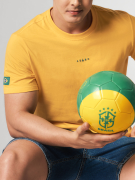 T-SHIRT GOLA O MC SLIM AERO BRASIL