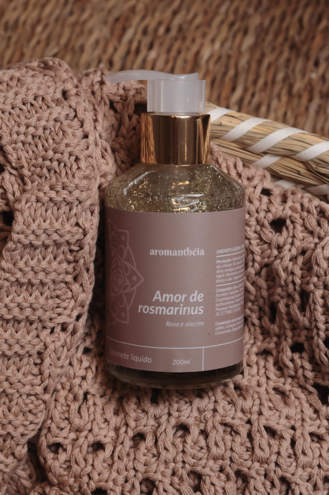 SABONETE L&Iacute;QUIDO AMOR DE ROSMARINUS 200ML