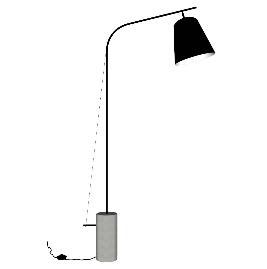 Conjunto de 60 luminárias de piso