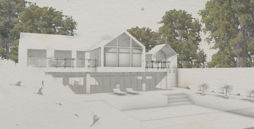 Template de estilos aquarelados para sketchup