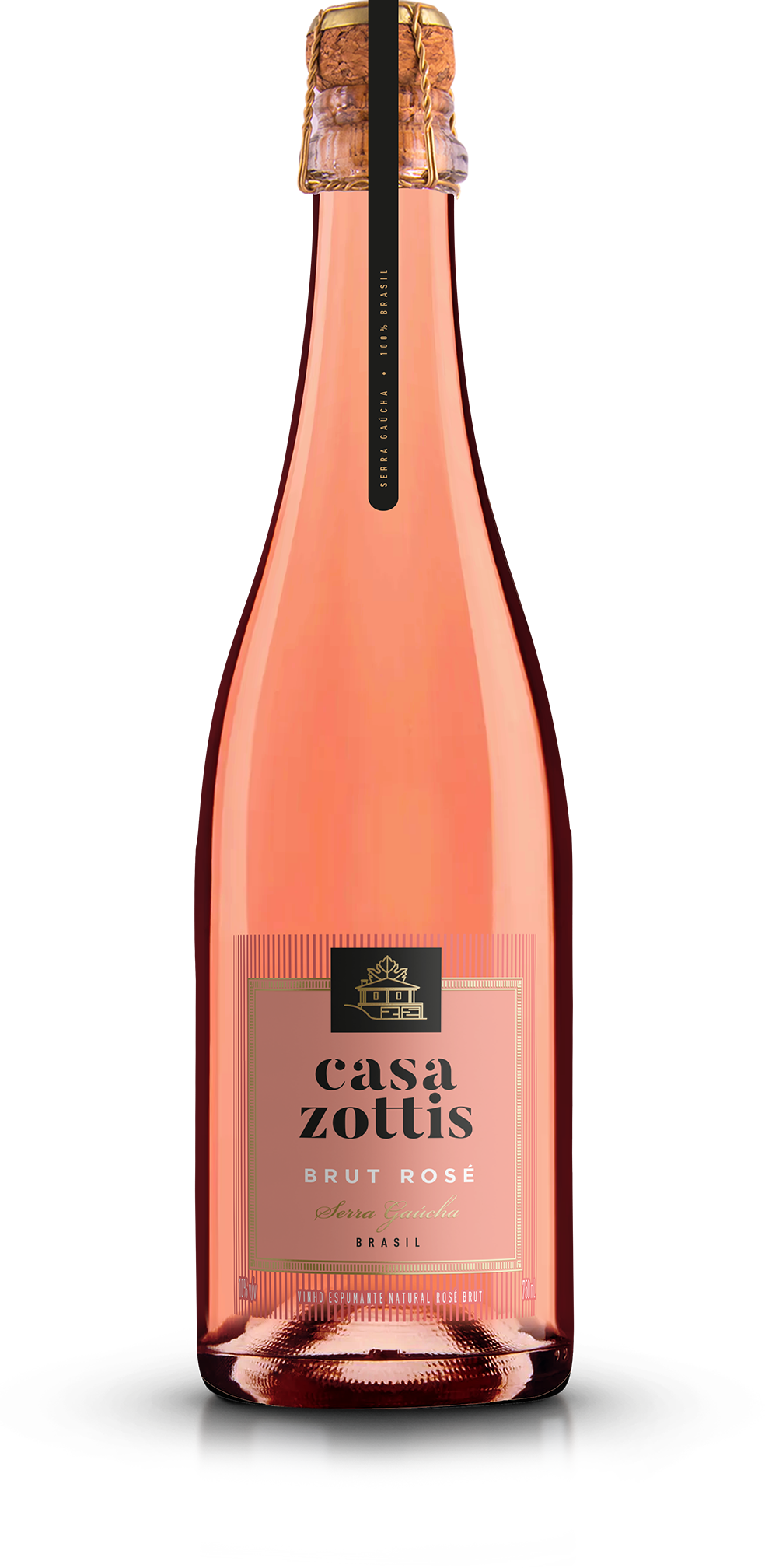 ESPUMANTE CASA ZOTTIS  BRUT ROSE 750ML