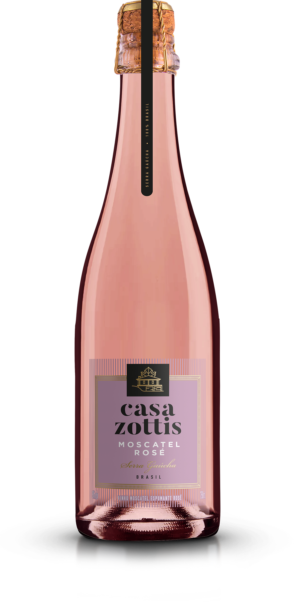 ESPUMANTE CASA ZOTTIS MOSCATEL ROSE 750ML