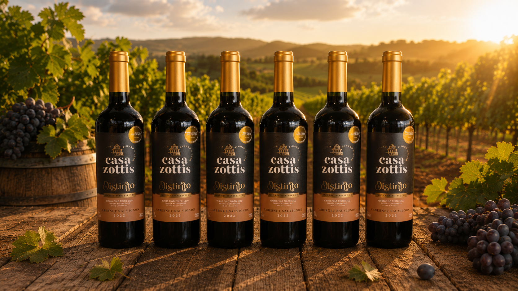 Entre Vinhas e Afeto – Kit Dia das Mães Casa Zottis Distinto Cabernet Sauvignon