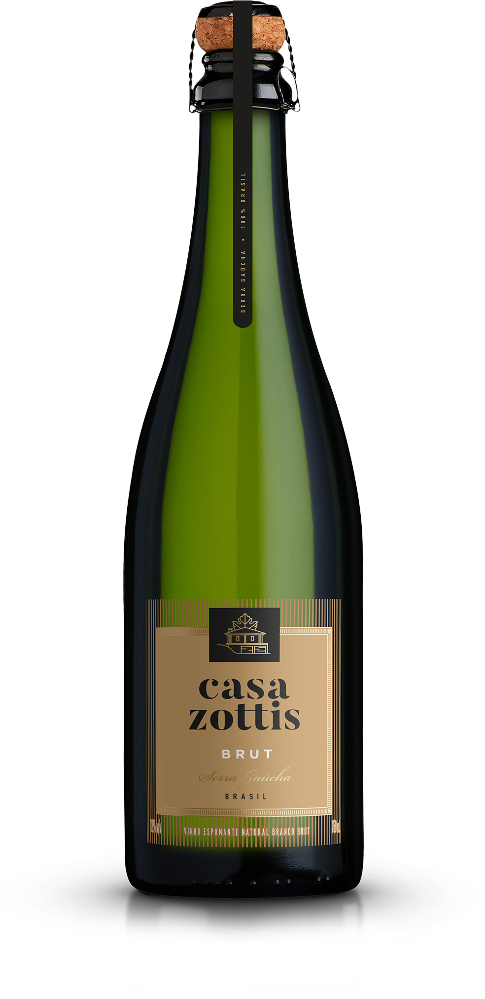 ESPUMANTE CASA ZOTTIS BRUT BRANCO 750 ML