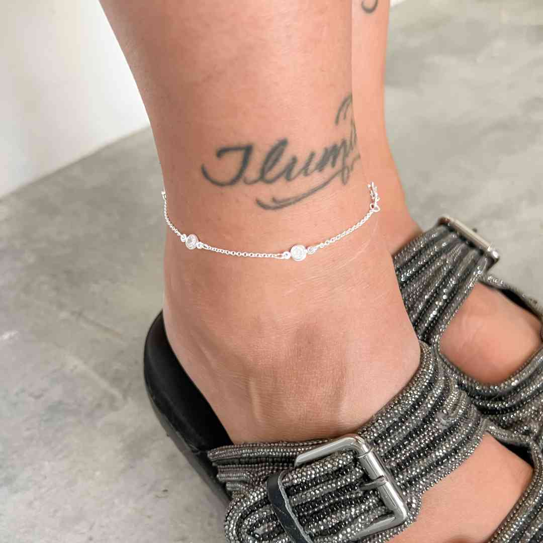 Tornozeleira 5 Zirconias