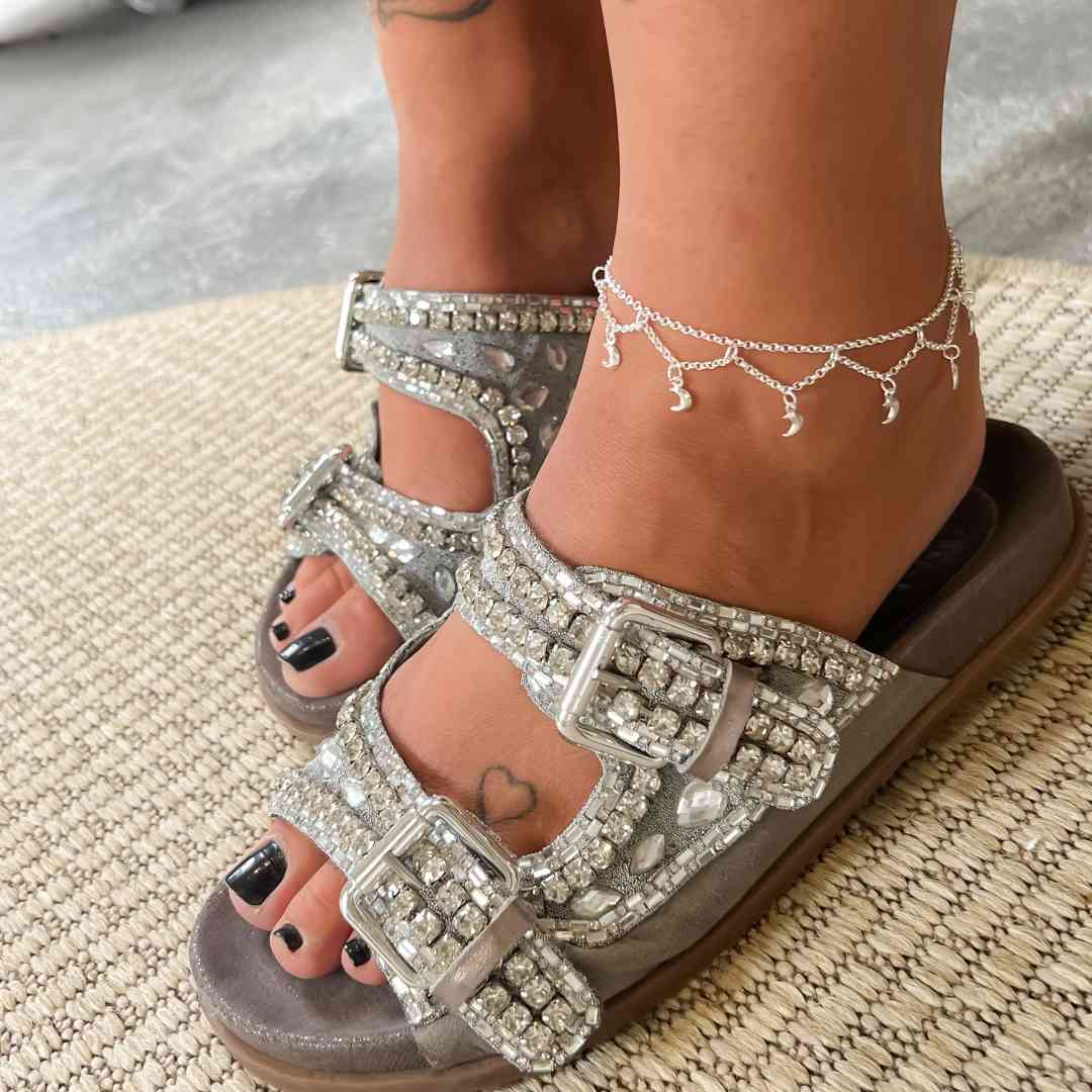 Tornozeleira Renda Lua