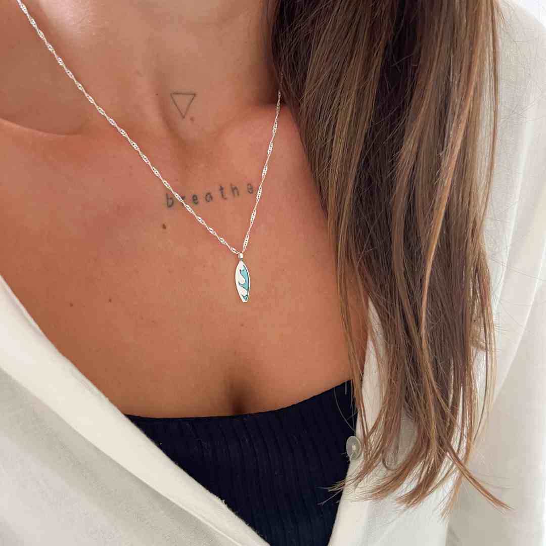 Pingente Prancha Resinada