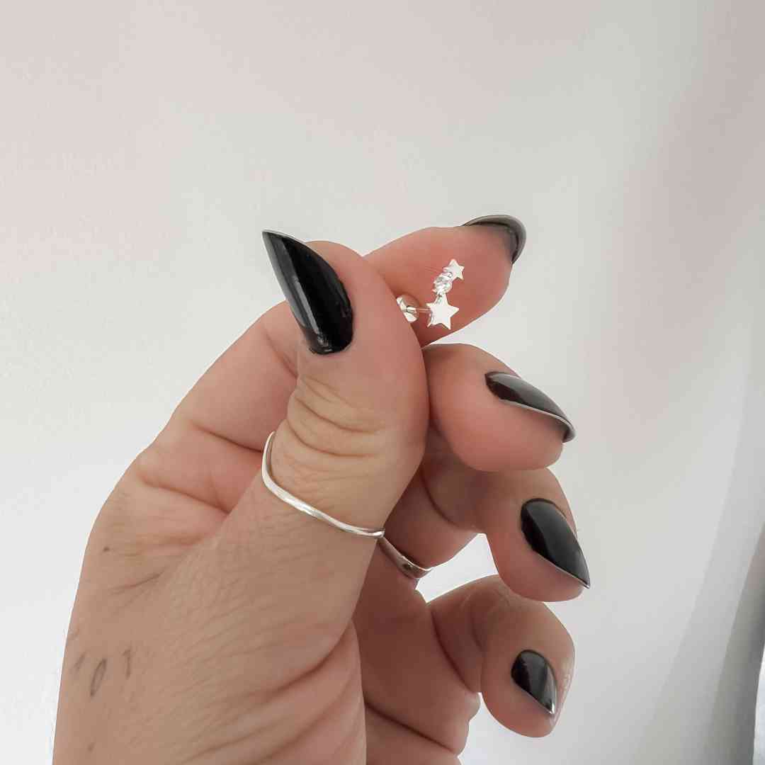 Piercing Haste Reta Duas Estrelas