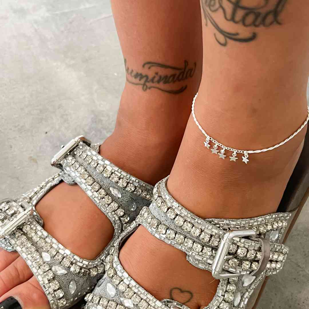 Tornozeleira Torcida 5 Mini Estrelas