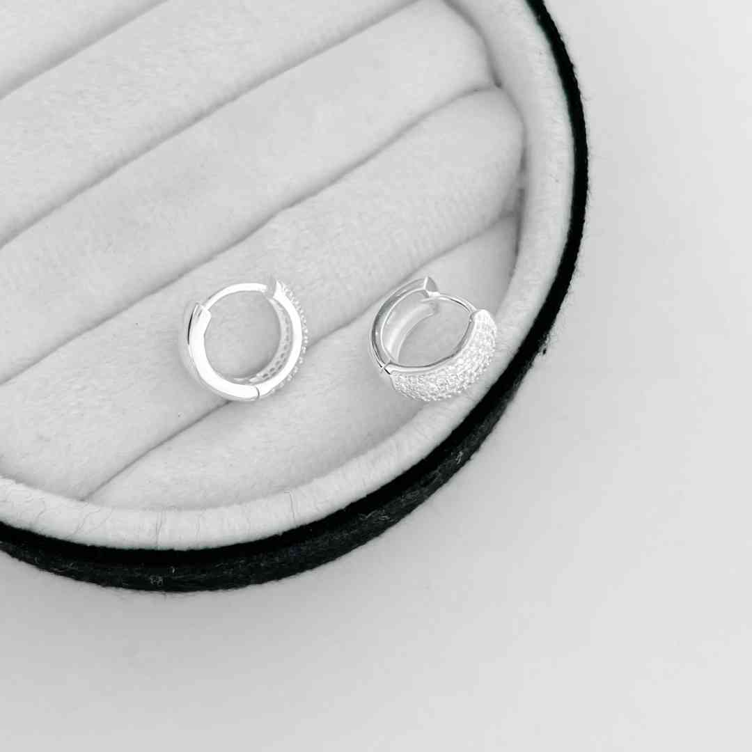 Brinco Argola Cravejada G