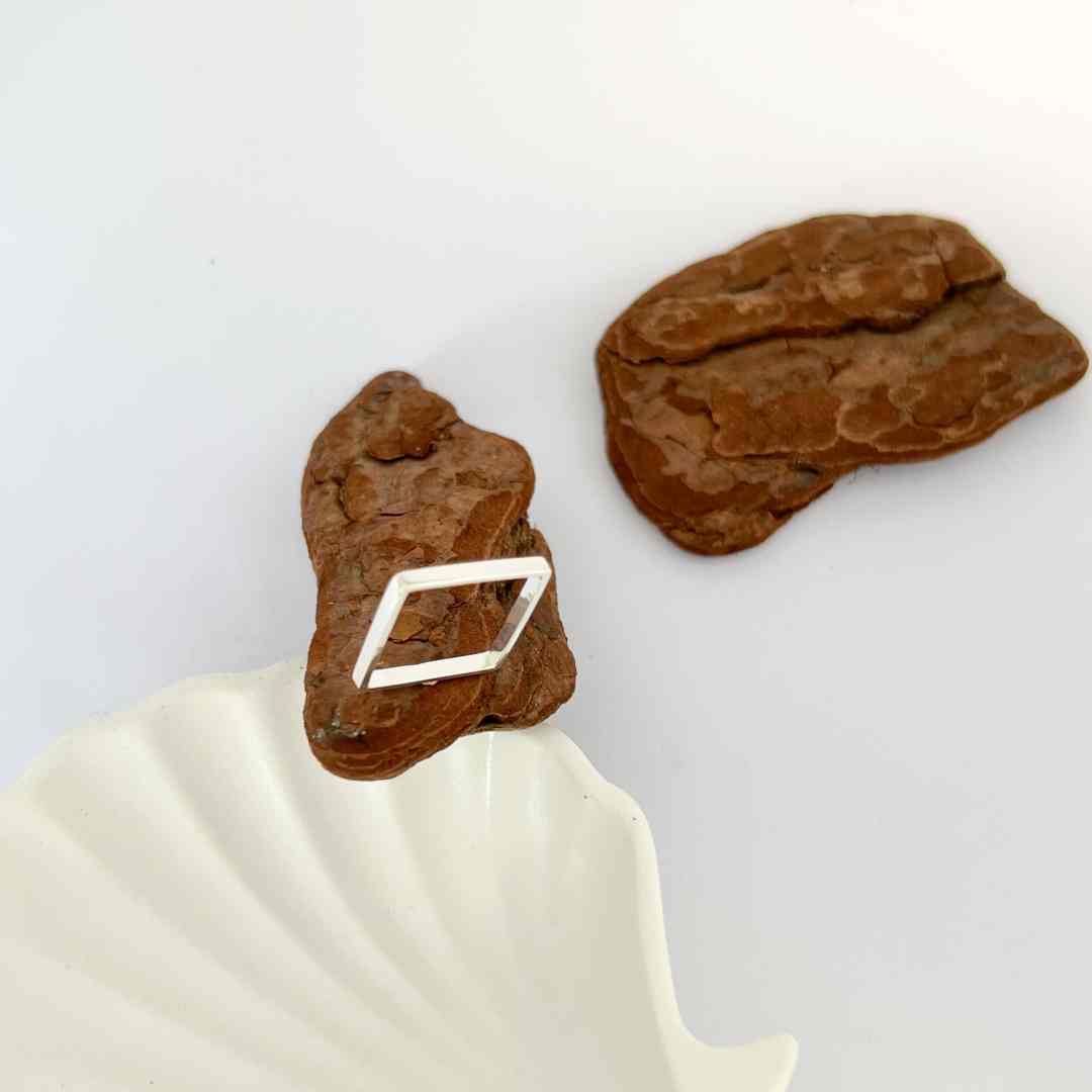 Anel Quadrado Liso 2mm