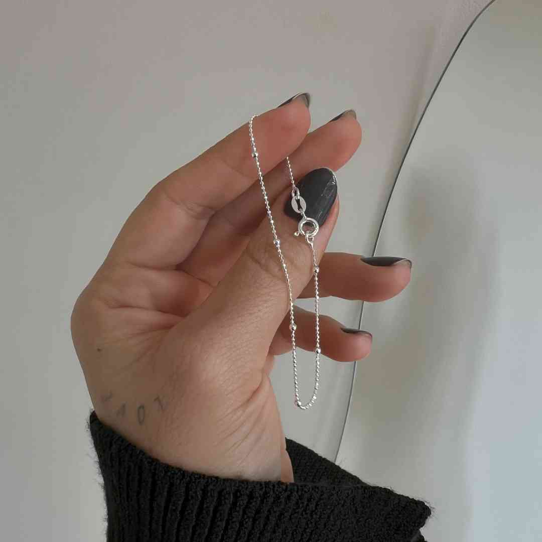 Pulseira bolinhas e esferas