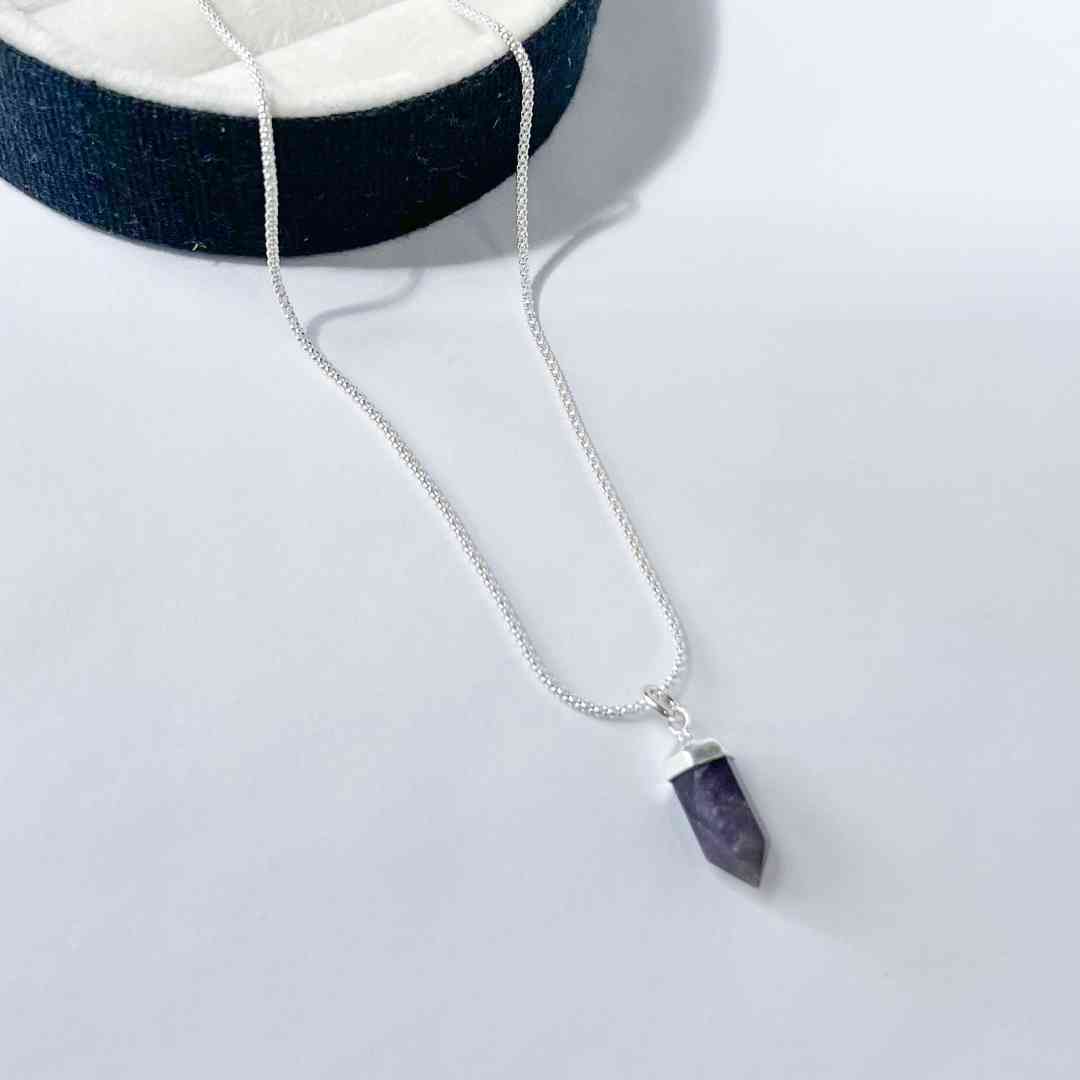 Pingente Pedra Natural Ametista