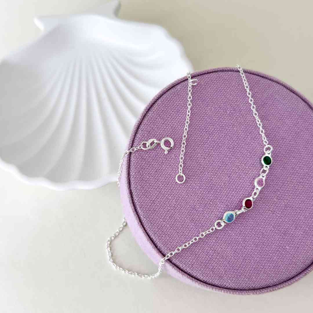 Gargantilha Pedras Coloridas