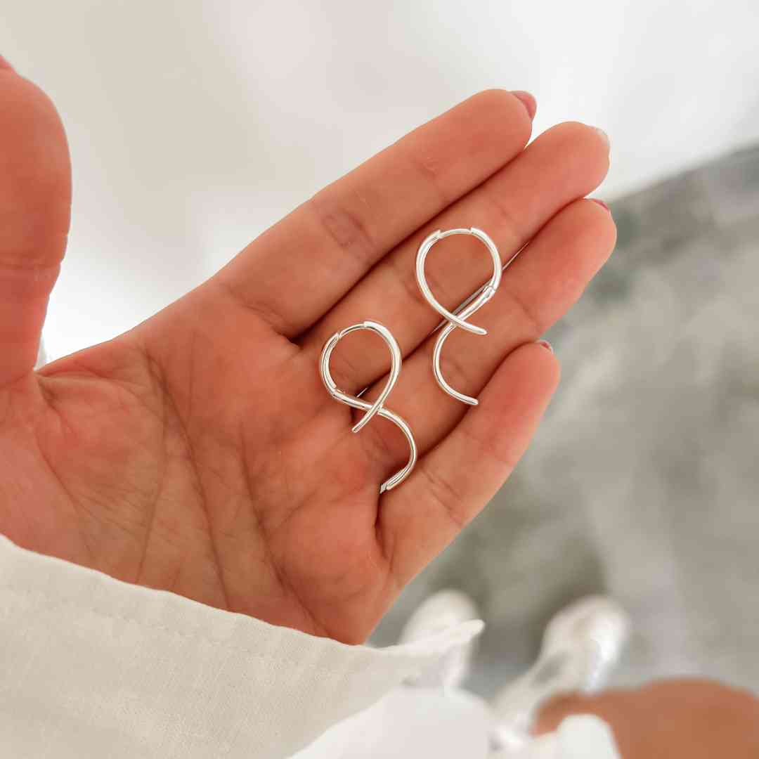 Brinco Argola Efeito Duplo