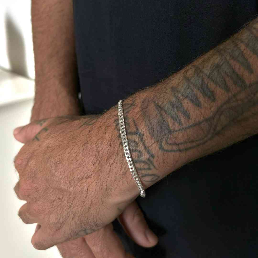 Pulseira grumet dupla 4mm