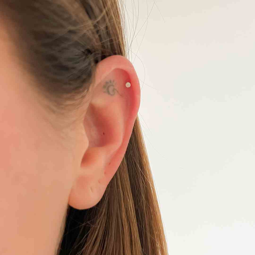 Piercing Haste Reta Chapinha Mini