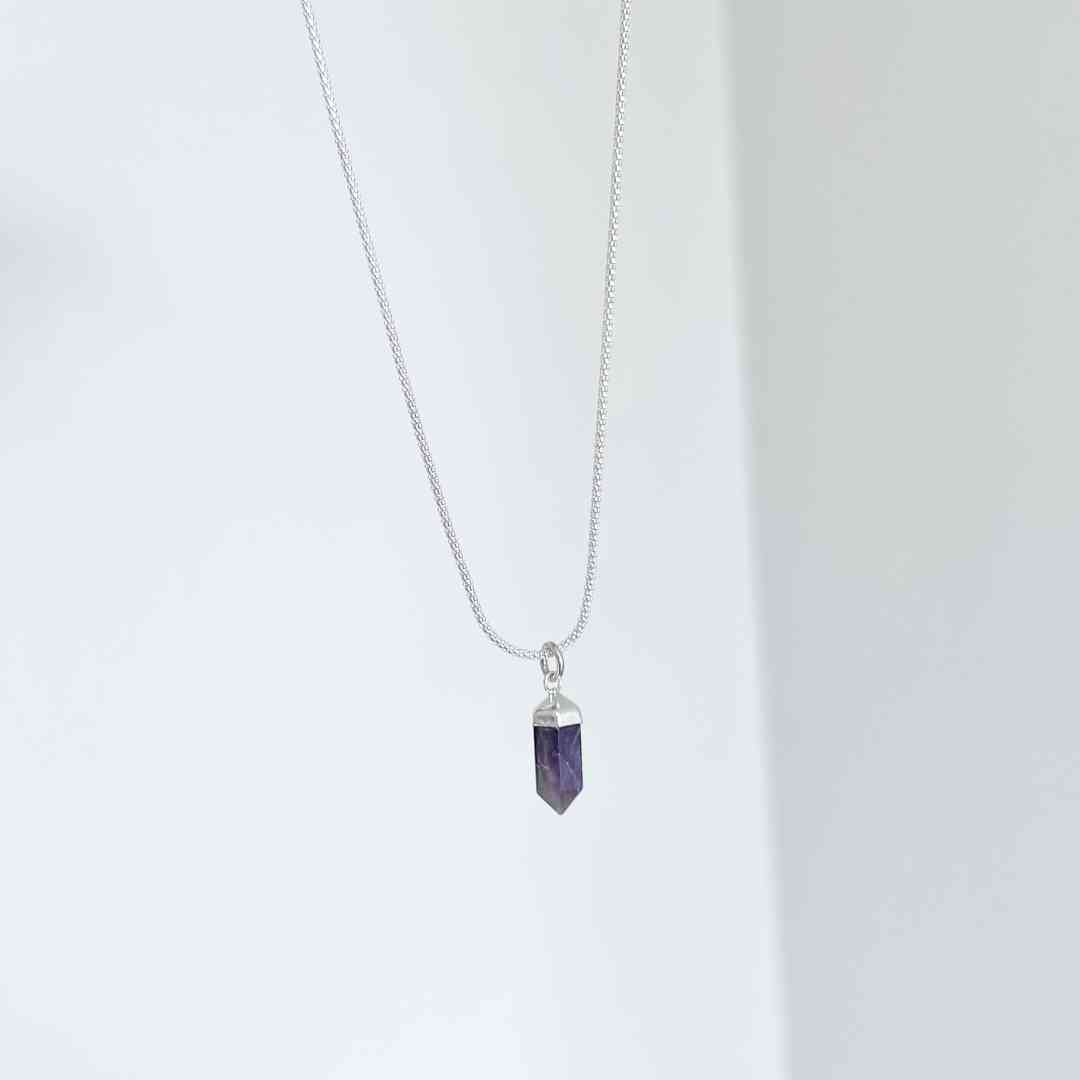 Pingente Pedra Natural Ametista