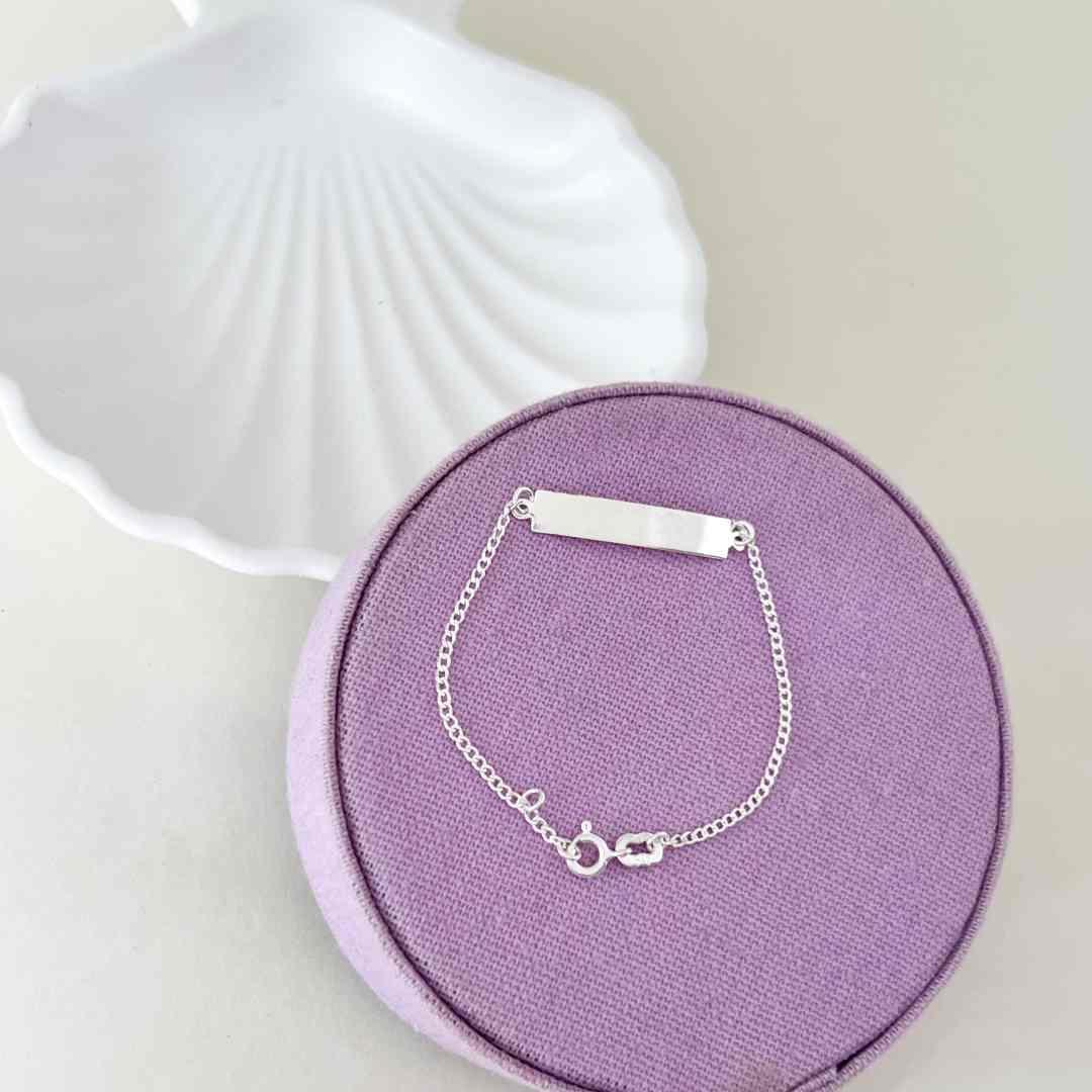 Pulseira Infantil Plaquinha
