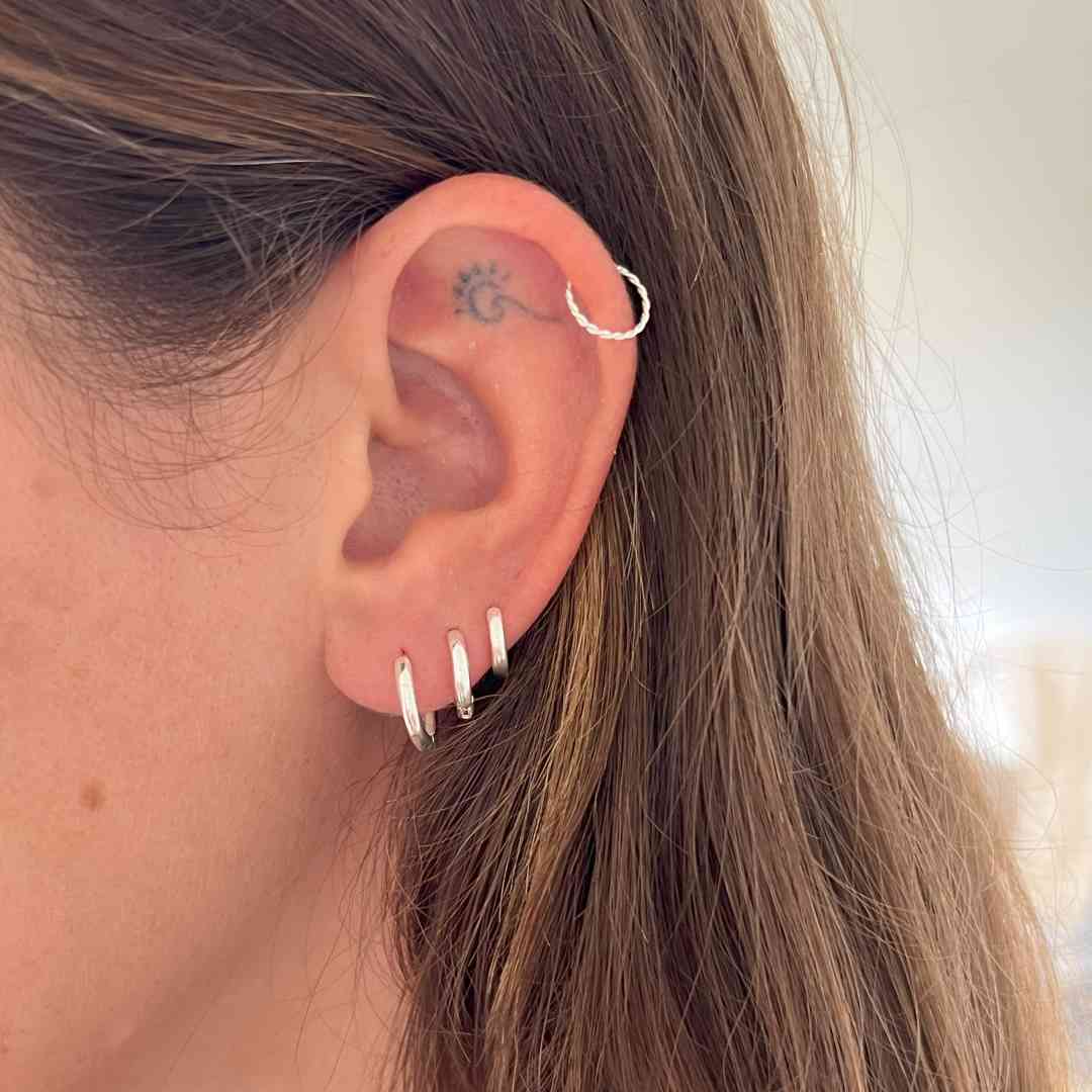 Piercing argola torcida