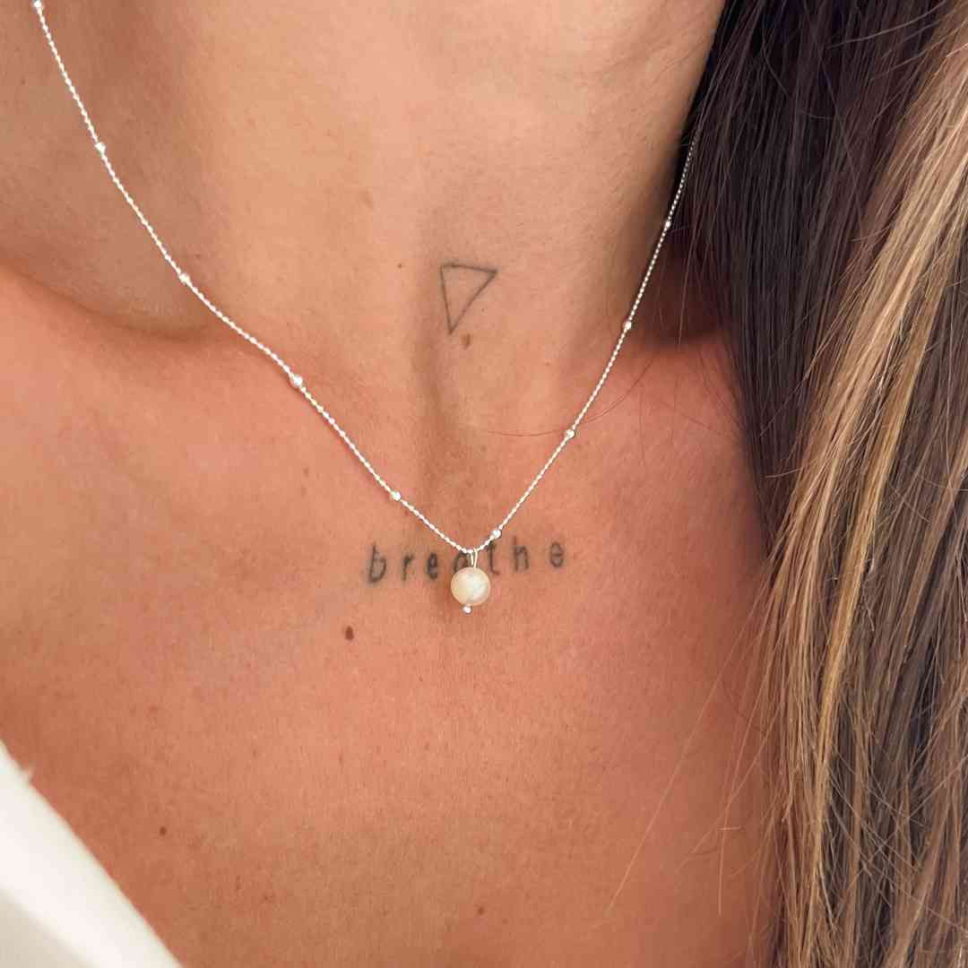 Pingente Mini Pérola Shell