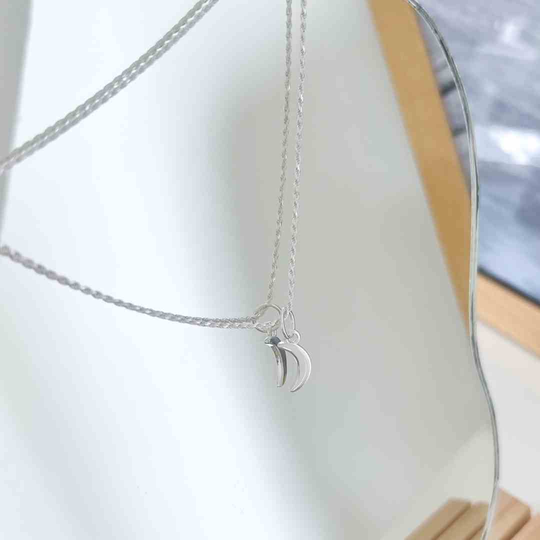 Pingente Meia Lua Lisa