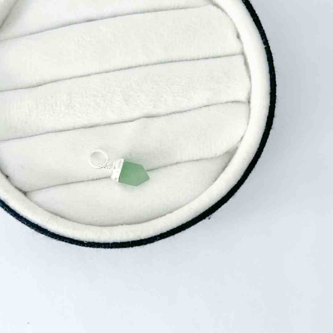 Pingente Pedra Natural Quartzo Verde