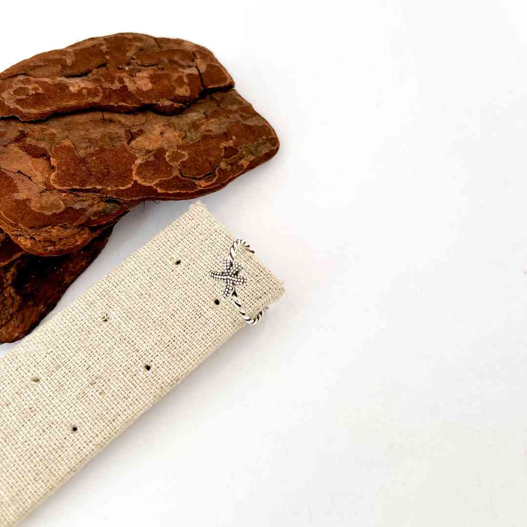 Anel Estrela Do Mar Aro Torcido