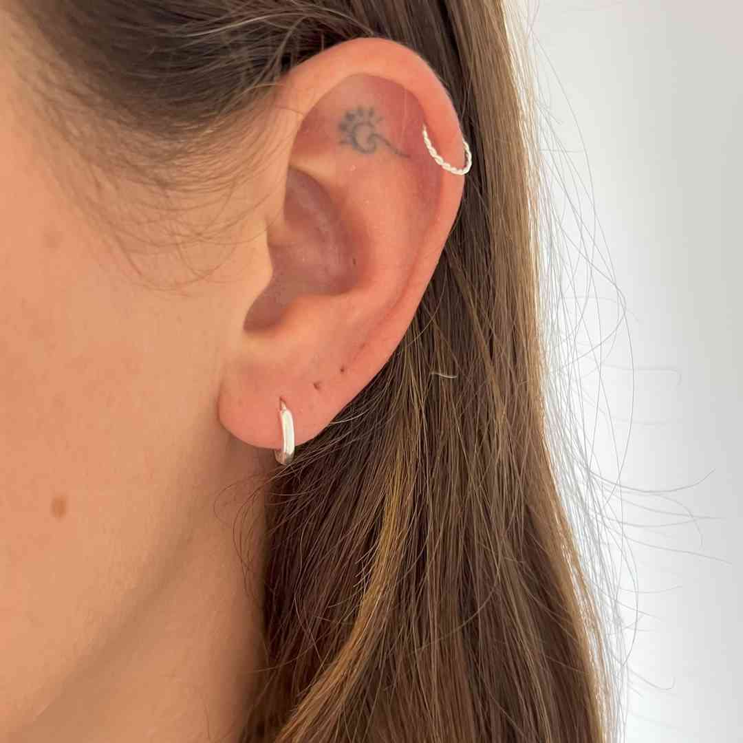 Piercing argola torcida