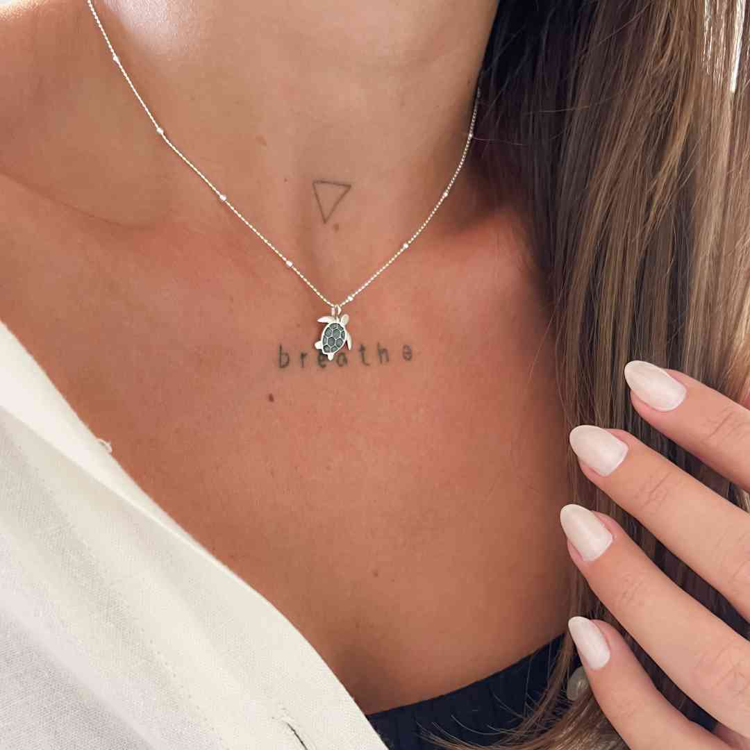 Pingente Tartaruga Resinada