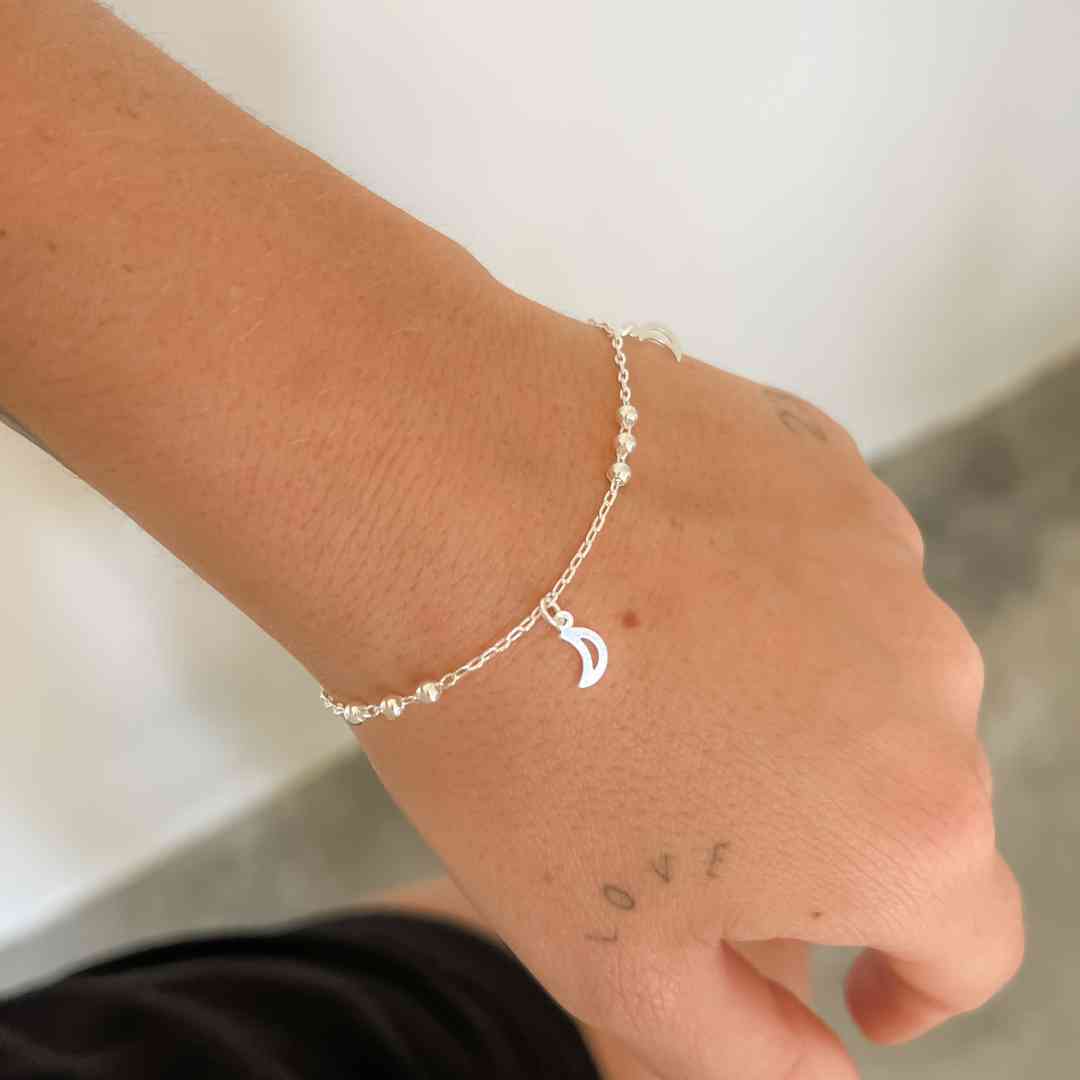 Pulseira Esferas e Lua