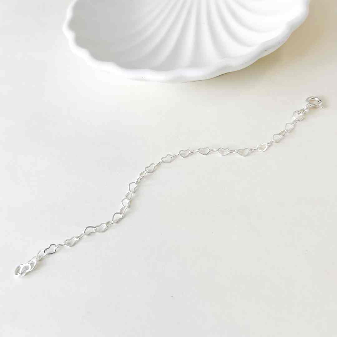 Pulseira Infantil Corações