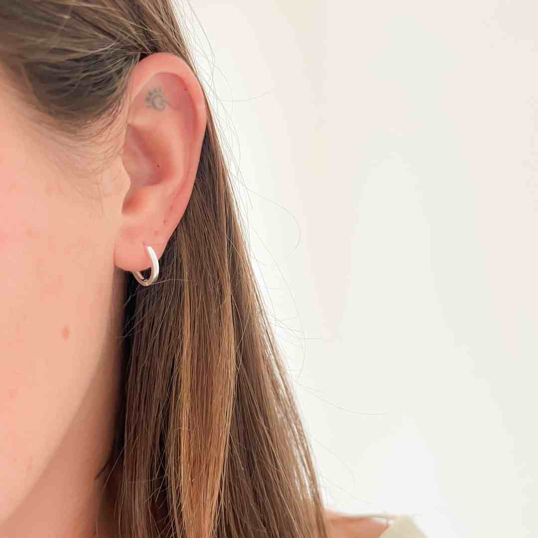 Brinco Argola Clic Lisa Reta