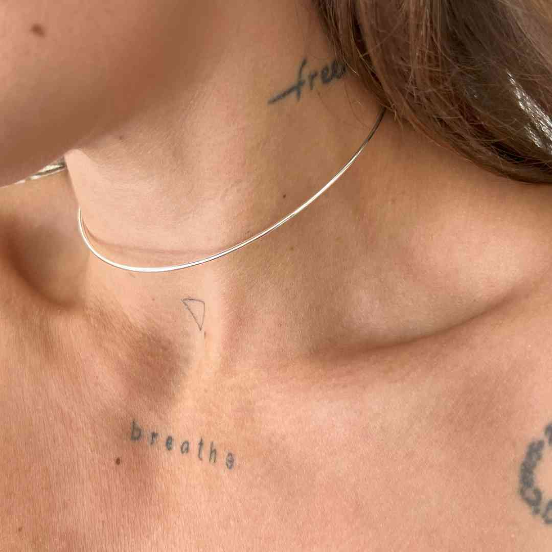 Gargantilha aro liso