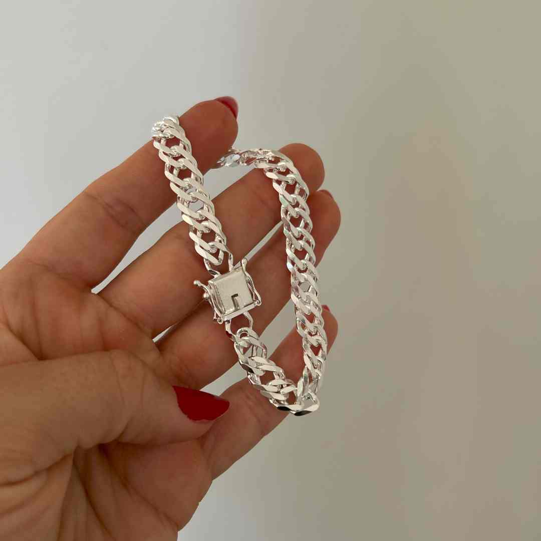 Pulseira elo duplo 8.5mm