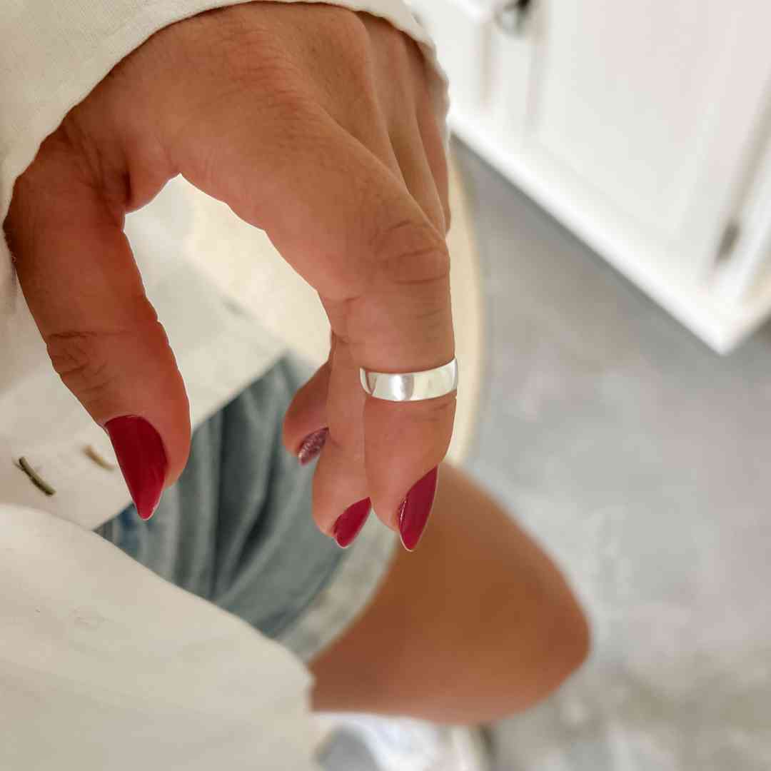 Anel Falange/Dedinho Ajustável Chapinha Liso