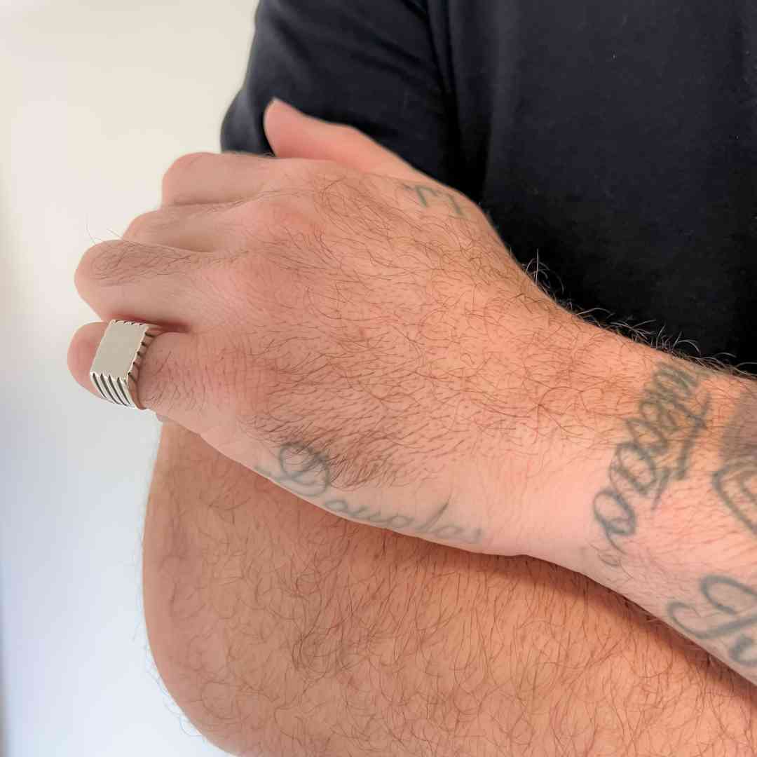 Anel Liso Lateral Detalhada