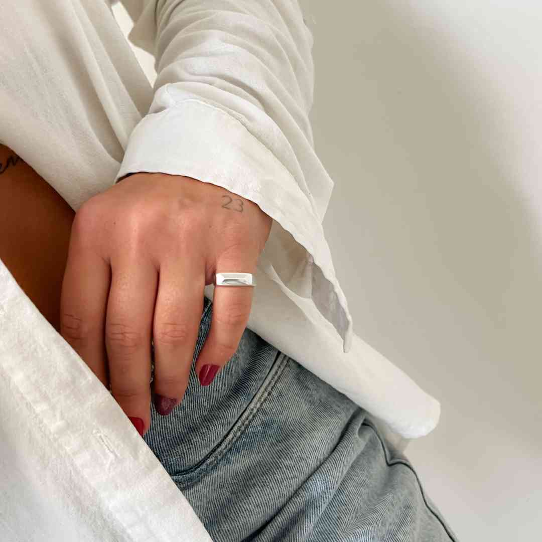 Anel Falange/Dedinho Ajustável Recortes