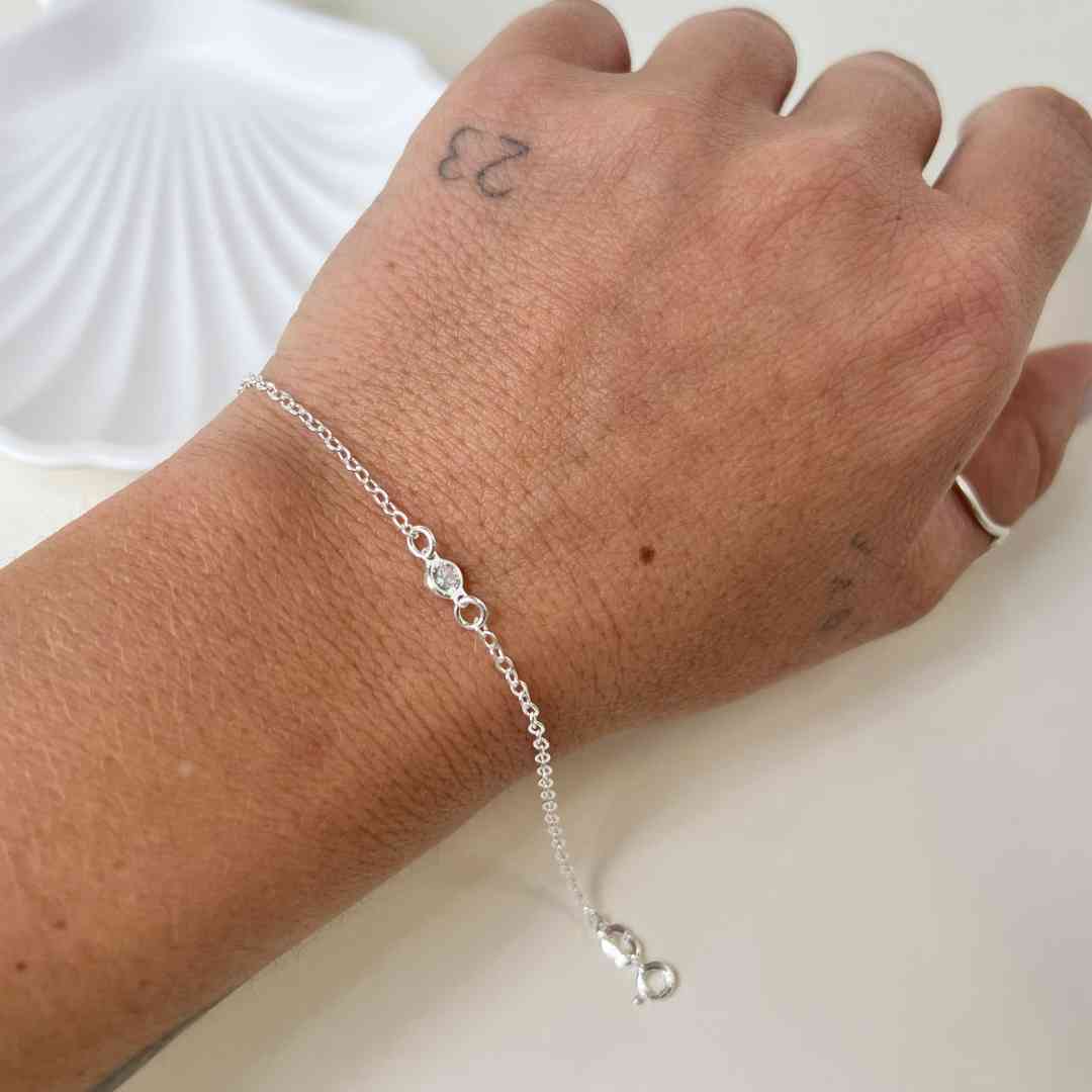 Pulseira Infantil 1 Zircônia