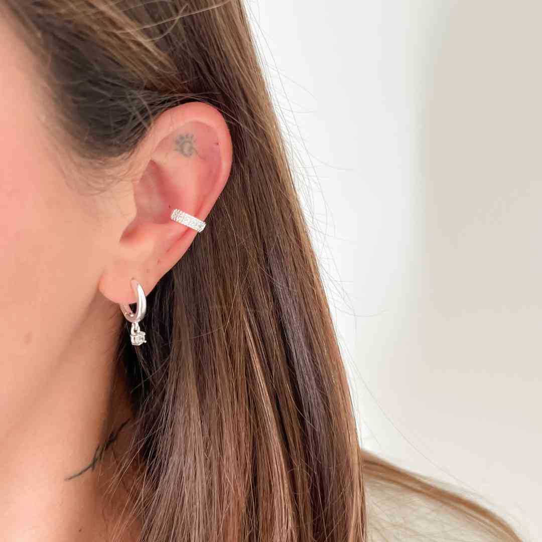 Piercing Fake/Pressão Micro Zircônia