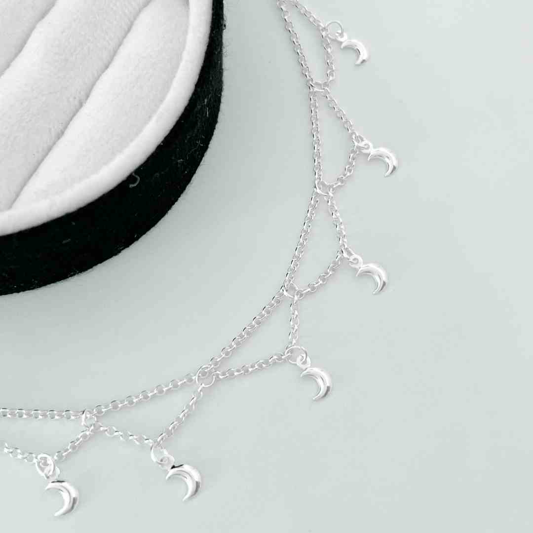 Tornozeleira Renda Lua