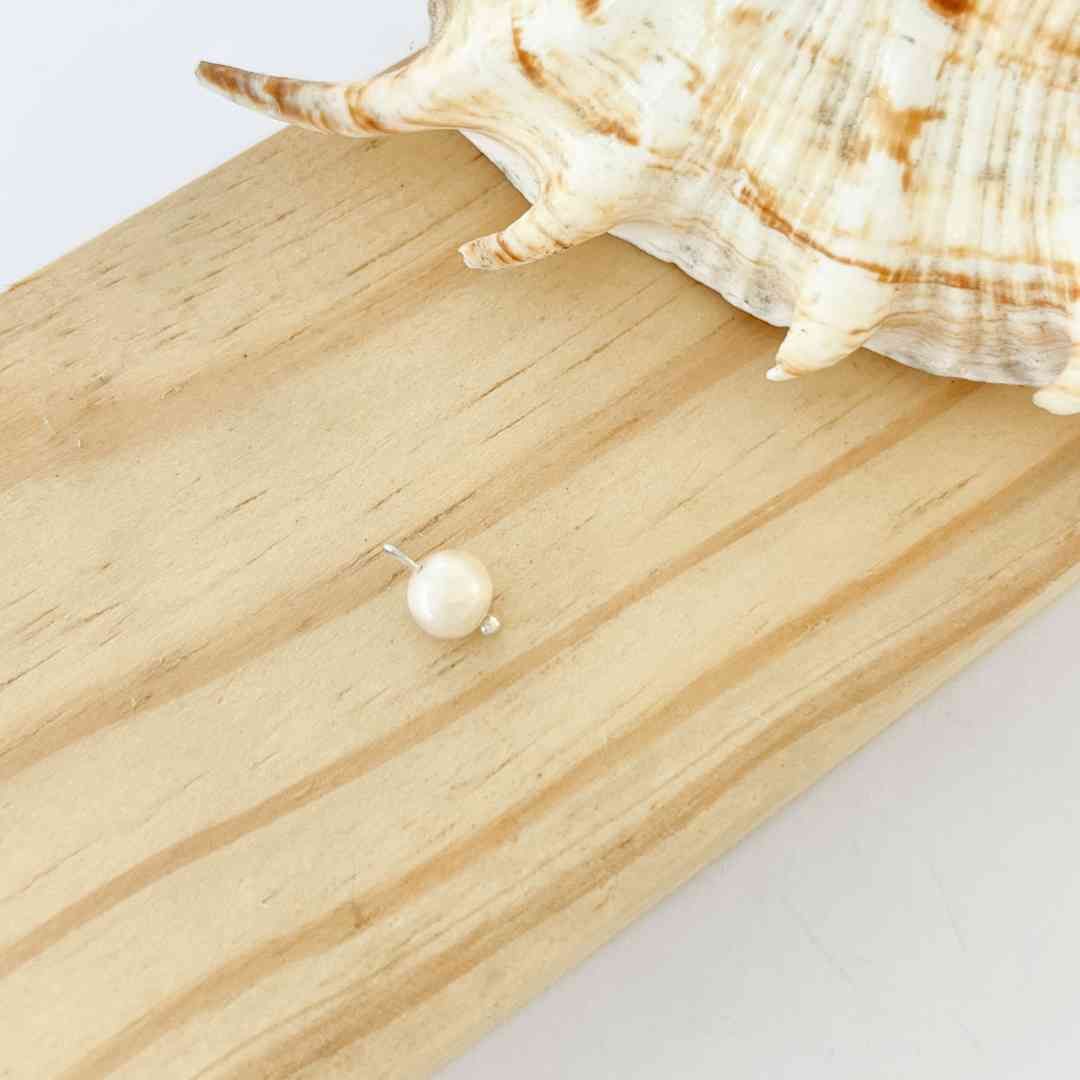 Pingente Mini Pérola Shell