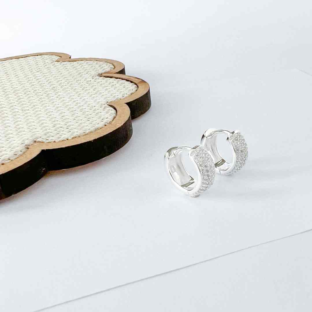 Brinco Argola Cravejada G