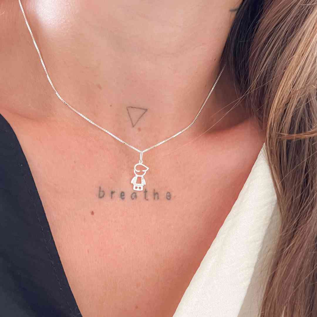 Pingente Menino Cravejado