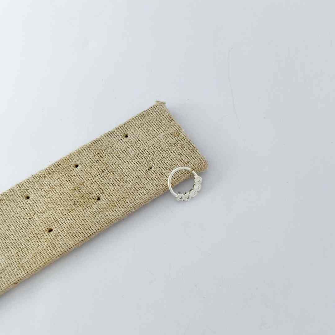 Piercing Argola 5 Pedras