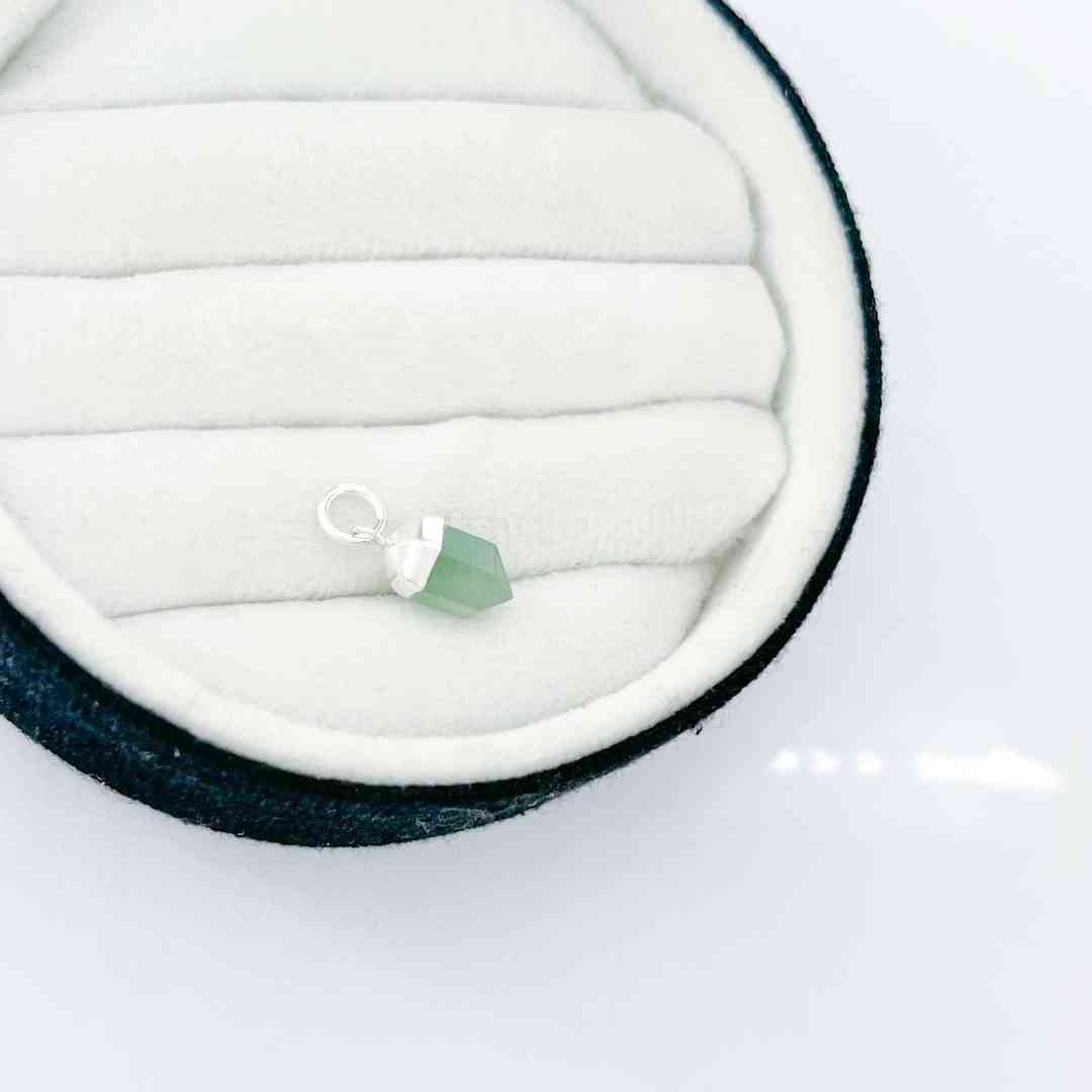 Pingente Pedra Natural Quartzo Verde