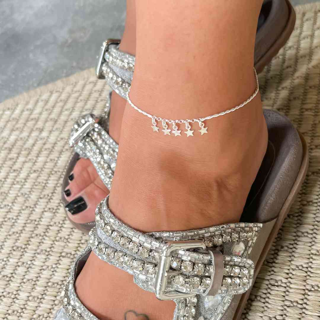 Tornozeleira Torcida 5 Mini Estrelas