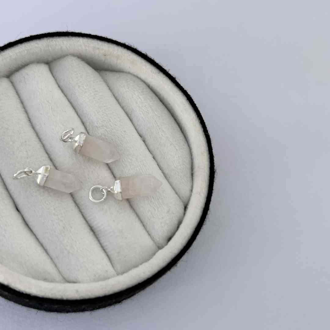 Pingente Quartzo Rosa